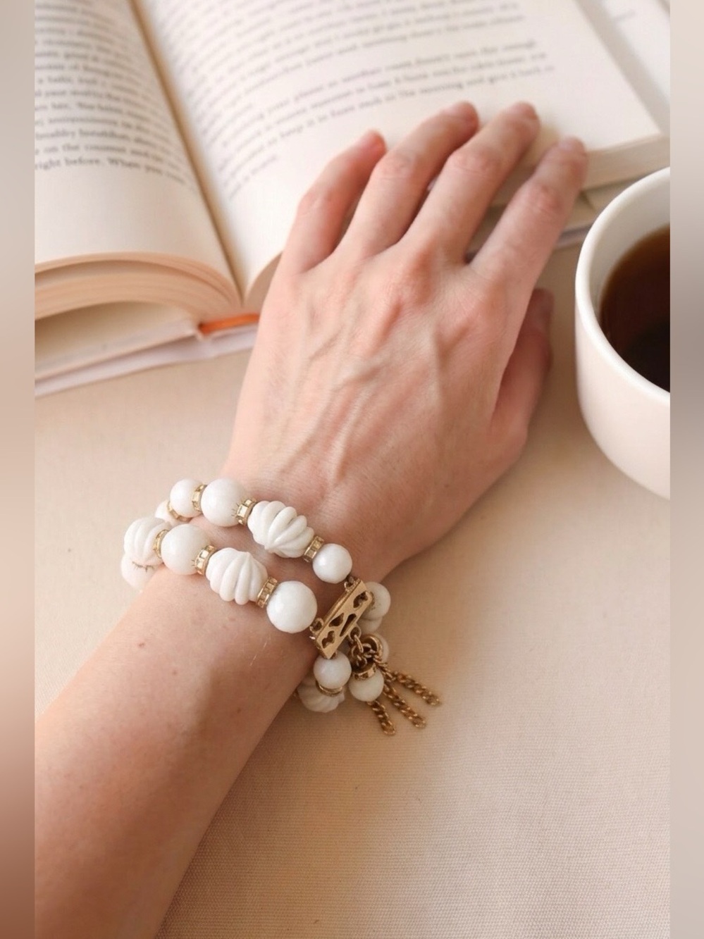 Vintage Hobe Double-Strand Bracelet